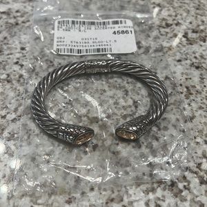 Samuel B. Collection 18k Gold & Sterling Silver Twisted Rope Cuff